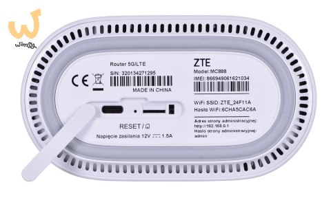 Router ZTE MC888 5G stacjonarny (WYPRZEDAŻ) Router ZTE MC888 5G stacjonarny (WYPRZEDAŻ)