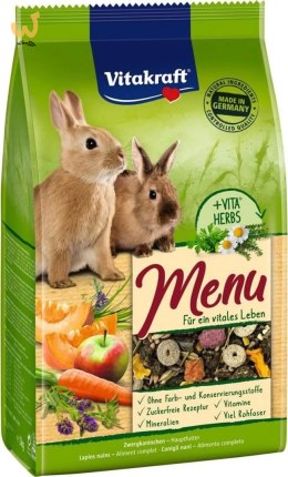 VITAKRAFT MENU VITAL 3kg karma dla świnki morskiej