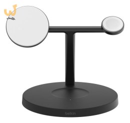 BELKIN BOOSTCHARGE PRO 3IN1 MAGSAFE 15W QI2,CZARNA