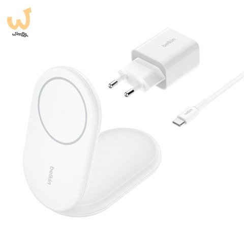 BELKIN ŁADOWARKA MAGSAFE QI2 15W BIAŁA ZASILACZ 20W BELKIN ŁADOWARKA MAGSAFE QI2 15W BIAŁA ZASILACZ 20W