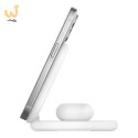 BELKIN ŁADOWARKA MAGSAFE SKŁADANA 2W1 QI2 ZASILACZ BIAŁA