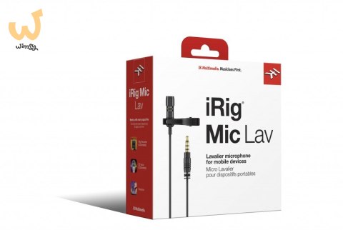 IK iRig Mic Lav - Mikrofon pojemnościowy IK iRig Mic Lav - Mikrofon pojemnościowy