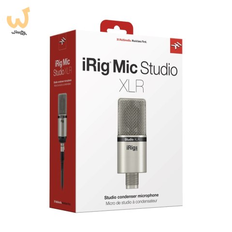 IK iRig Mic Studio XLR - Mikrofon pojemnościowy IK iRig Mic Studio XLR - Mikrofon pojemnościowy