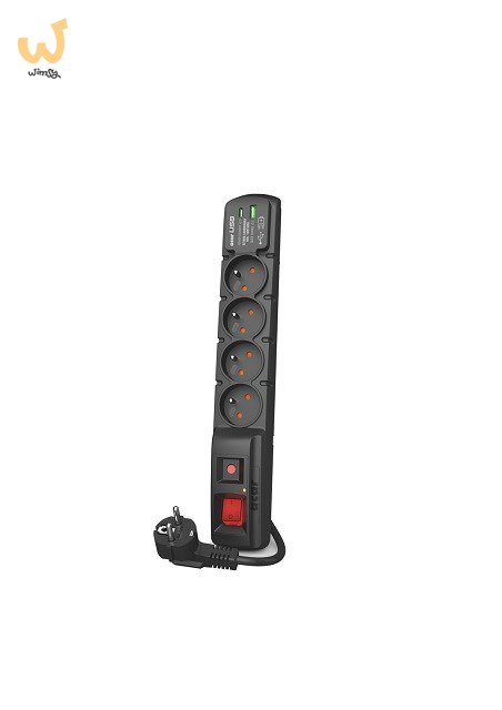 Listwa przeciwprzepięciowa Acar F4 USB A+C (szybka ładowarka) 3m ; czarny Listwa przeciwprzepięciowa Acar F4 USB A+C (szybka ładowarka) 3m ; czarny