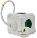 Przedłużacz allocacoc PowerCube Extended 2300GN/FREXPC (1,5m; kolor zielony)
