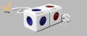 Przedłużacz allocacoc PowerCube Extended 2300RD/FREXPC (1,5m; kolor czerwony)