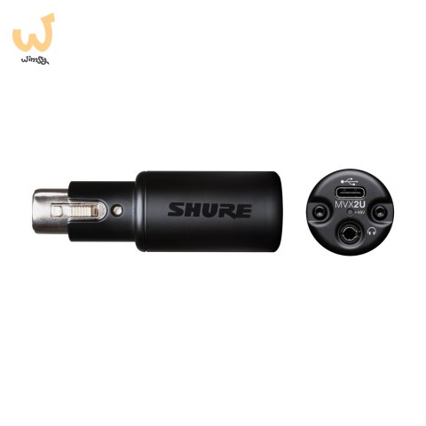 Shure MVX2U - Adapter sygnału XLR-USB Shure MVX2U - Adapter sygnału XLR-USB