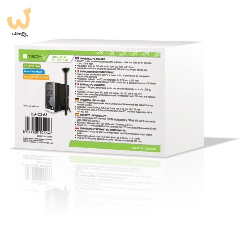 TECHLY UCHWYT NA KOMPUTER PC PODWIESZANY REGULOWAN TECHLY UCHWYT NA KOMPUTER PC PODWIESZANY REGULOWAN
