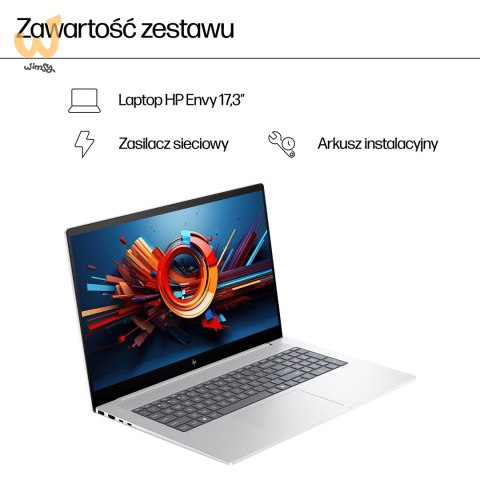 HP Envy 17-CW1008CA Ultra 7 155U 17.3"FHD Touch 16GB SSD1TB BT BLKB GeForce RTX 3050 4GB Win11 Silver (REPACK) 2Y HP Envy 17-CW1008CA Ultra 7 155U 17.3"FHD Touch 16GB SSD1TB BT BLKB GeForce RTX 3050 4GB Win11 Silver (REPACK) 2Y