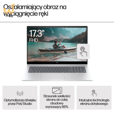 HP Envy 17-CW1008CA Ultra 7 155U 17.3"FHD Touch 16GB SSD1TB BT BLKB GeForce RTX 3050 4GB Win11 Silver (REPACK) 2Y HP Envy 17-CW1008CA Ultra 7 155U 17.3"FHD Touch 16GB SSD1TB BT BLKB GeForce RTX 3050 4GB Win11 Silver (REPACK) 2Y
