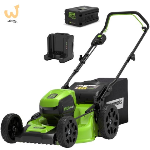 60V Kosiarka 46cm GREENWORKS GD60LM46HPK4 - Zestaw ładowarka + akumulator 4Ah - 2502807UB 60V Kosiarka 46cm GREENWORKS GD60LM46HPK4 - Zestaw ładowarka + akumulator 4Ah - 2502807UB