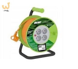 Przedłużacz zwijany Acar PZ-4Z/OTM H05VV-F 3G1.0 20M