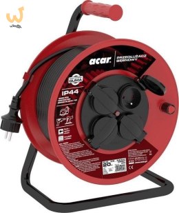 Przedłużacz zwijany Acar PZ-4Z/STM H05RR-F 3G2.5 20M