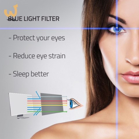 QOLTEC FLITR ŚWIATŁA NIEBIESKIEGO 27" | 16:9 | OCHRONA WZROKU | ANTI GLARE | MATOWY QOLTEC FLITR ŚWIATŁA NIEBIESKIEGO 27" | 16:9 | OCHRONA WZROKU | ANTI GLARE | MATOWY