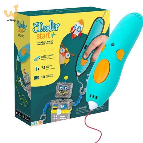 3DOODLER DŁUGOPIS DO DRUKU 3D DLA DZIECI W WIEKU OD 6 LAT 3DOODLER START PLUS, ZESTAW PODSTAWOWY SPLUS 3DOODLER DŁUGOPIS DO DRUKU 3D DLA DZIECI W WIEKU OD 6 LAT 3DOODLER START PLUS, ZESTAW PODSTAWOWY SPLUS