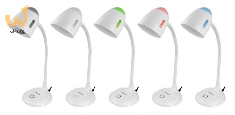 ESPERANZA LAMPKA BIURKOWA E27 ELECTRA BIAŁA ELD110W ESPERANZA LAMPKA BIURKOWA E27 ELECTRA BIAŁA ELD110W