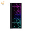 GEMBIRD OBUDOWA FORNAX 2500 MIDI-TOWER (1X USB 3.0, 2X USB 2.0, HD AUDIO, SZKLANY PANEL BOCZNY) CZARNA