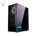 GEMBIRD OBUDOWA FORNAX 2500 MIDI-TOWER (1X USB 3.0, 2X USB 2.0, HD AUDIO, SZKLANY PANEL BOCZNY) CZARNA