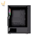 GEMBIRD OBUDOWA FORNAX 2500 MIDI-TOWER (1X USB 3.0, 2X USB 2.0, HD AUDIO, SZKLANY PANEL BOCZNY) CZARNA