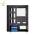 GEMBIRD OBUDOWA FORNAX 2500 MIDI-TOWER (1X USB 3.0, 2X USB 2.0, HD AUDIO, SZKLANY PANEL BOCZNY) CZARNA