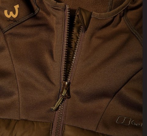 Kurtka hybrydowa męska Berghaus Vaskye Hooded Hybrid Jacket roz. M brązowa Kurtka hybrydowa męska Berghaus Vaskye Hooded Hybrid Jacket roz. M brązowa