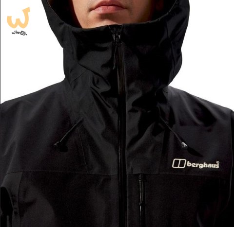 Kurtka z membraną Berghaus RIDGE-SEEKER GTX JKT BLK/BLK roz. L Kurtka z membraną Berghaus RIDGE-SEEKER GTX JKT BLK/BLK roz. L