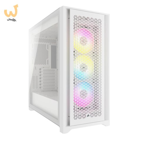 Obudowa Corsair iCUE 5000D RGB AIRFLOW Mid-Tower ATX Tempered Glass White (CC-9011243-WW)