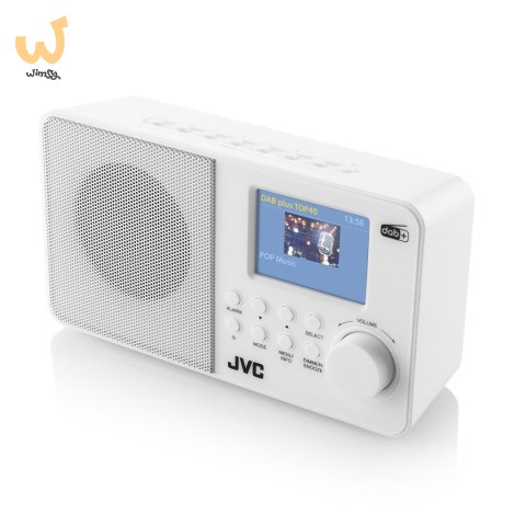 Radio JVC DAB RA-E611W-DAB white Radio JVC DAB RA-E611W-DAB white
