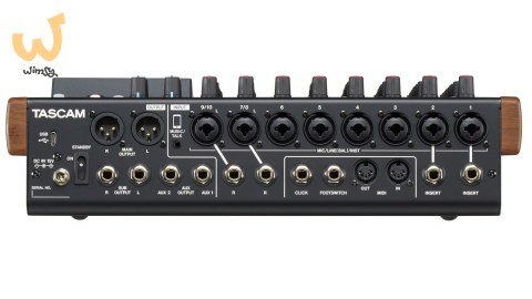 Tascam Model 12 - 10-kanałowy mikser z 12-ścieżkowym rejestratorem Tascam Model 12 - 10-kanałowy mikser z 12-ścieżkowym rejestratorem