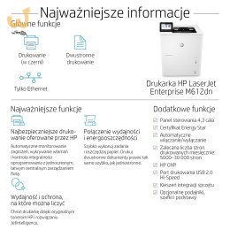 DRUKARKA HP LaserJet Enterprise M612dn