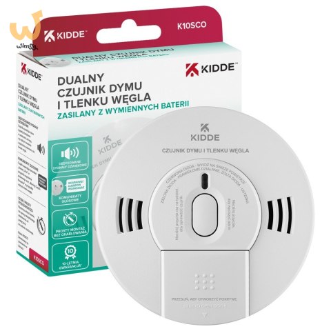 Dualny czujnik dymu i tlenku węgla K10SCO Dualny czujnik dymu i tlenku węgla K10SCO