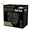 ESPERANZA GŁOŚNIKI 2.0 USB LED RAINBOW BAILA EGS103