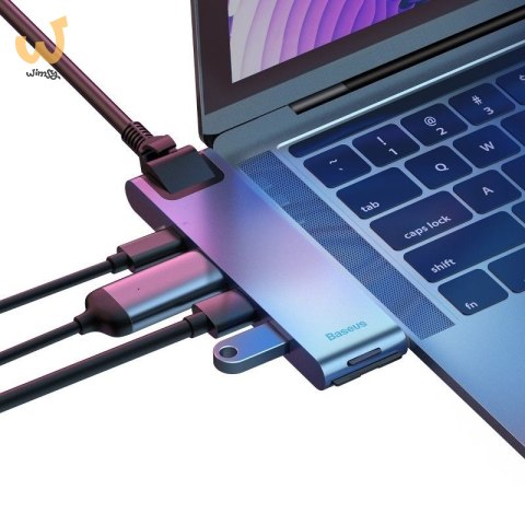 Hub Baseus CAHUB-L0G (2x USB 3.0; kolor szary) Hub Baseus CAHUB-L0G (2x USB 3.0; kolor szary)