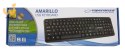 Klawiatura membranowa Esperanza AMARILLO EK134 (USB 2.0; (EU); kolor czarny)