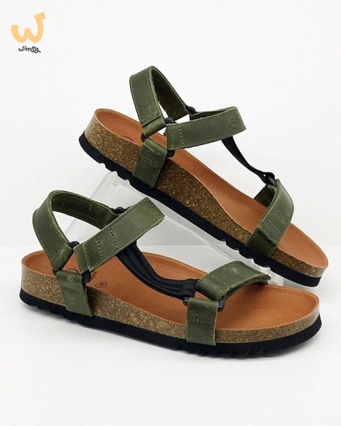 Obuwie HEAVEN AD MED MF230091043 roz. 39 kolor oliwkowy Obuwie HEAVEN AD MED MF230091043 roz. 39 kolor oliwkowy