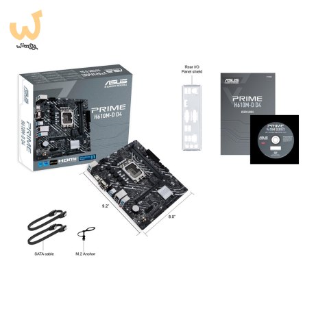 Płyta główna ASUS PRIME H610M-D D4 (WYPRZEDAŻ) Płyta główna ASUS PRIME H610M-D D4 (WYPRZEDAŻ)