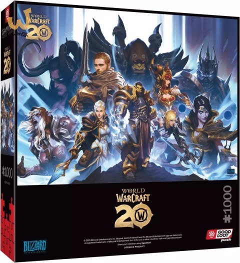 Puzzle Good Loot Gaming Puzzle: World of Warcraft 20th Anniversary 1000 elementów Puzzle Good Loot Gaming Puzzle: World of Warcraft 20th Anniversary 1000 elementów