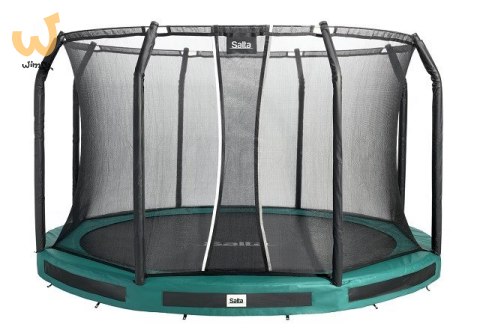 Trampolina Premium Ground Combo 251cm Zielona Trampolina Premium Ground Combo 251cm Zielona