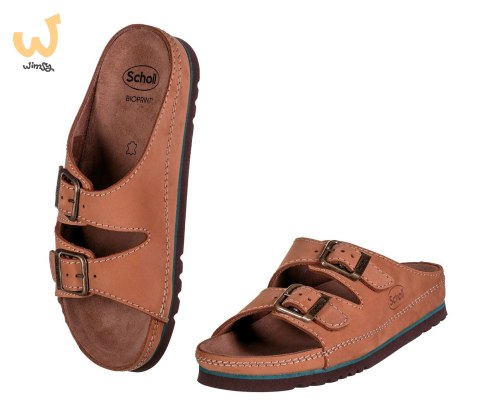 Wygodne sandały Scholl AIR BAG BACK STRAP BRĄZ 42 Wygodne sandały Scholl AIR BAG BACK STRAP BRĄZ 42
