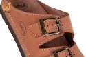 Wygodne sandały Scholl AIR BAG BACK STRAP BRĄZ 42