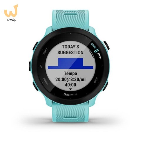 Zegarek Garmin Forerunner 55 42mm Turkusowy Zegarek Garmin Forerunner 55 42mm Turkusowy