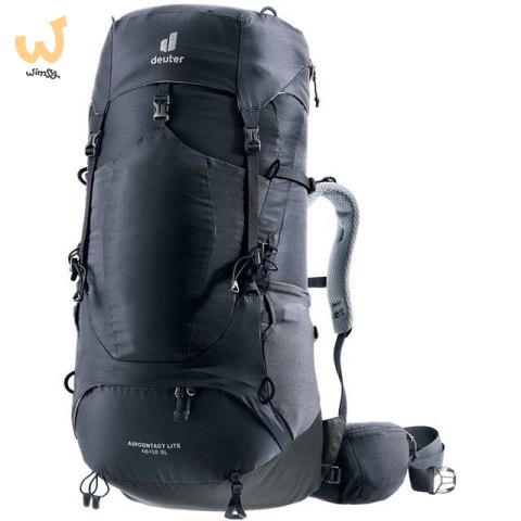 Plecak turystyczny Deuter Aircontact Lite 45 + 10 SL black-graphite Plecak turystyczny Deuter Aircontact Lite 45 + 10 SL black-graphite