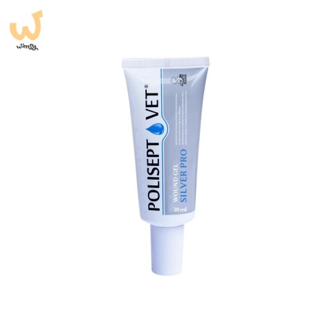JM SANTE POLISEPT VET GEL PRO SILVER opatrunek żelowy 30ml JM SANTE POLISEPT VET GEL PRO SILVER opatrunek żelowy 30ml