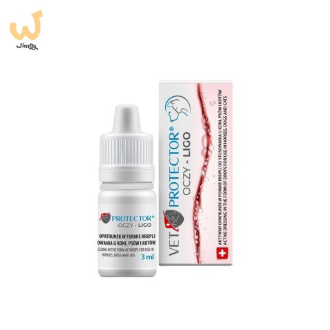 JM SANTE VET PROTECTOR OCZY LIGO krople do oczu 3ml JM SANTE VET PROTECTOR OCZY LIGO krople do oczu 3ml