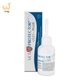 JM SANTE VET PROTECTOR USZY PLUS płyn do pielęgnacji uszu 50 ml