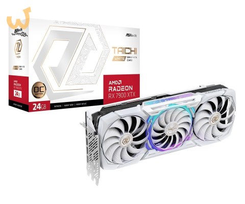 Karta graficzna ASRock Radeon RX 7900 XTX Taichi White 24GB OC Karta graficzna ASRock Radeon RX 7900 XTX Taichi White 24GB OC