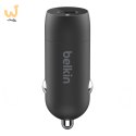 BELKIN ŁADOWARKA SAMOCHODOWA 30W USB-C, PD,PPS, CZARNA + KABEL USB-C