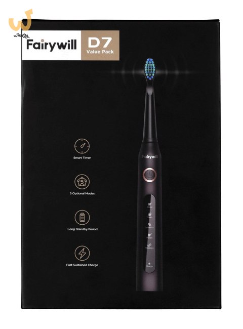FAIRYWILL SZCZOTECZKA SONICZNA 507 PLUS CZARNA FAIRYWILL SZCZOTECZKA SONICZNA 507 PLUS CZARNA