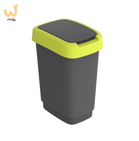 Rotho kosz na śmieci obrotowy TWIST limonkowy 10L Rotho kosz na śmieci obrotowy TWIST limonkowy 10L