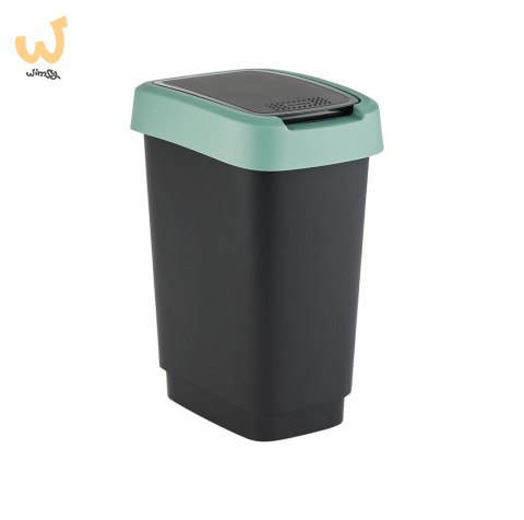 Rotho kosz na śmieci obrotowy TWIST zielony 10L Rotho kosz na śmieci obrotowy TWIST zielony 10L